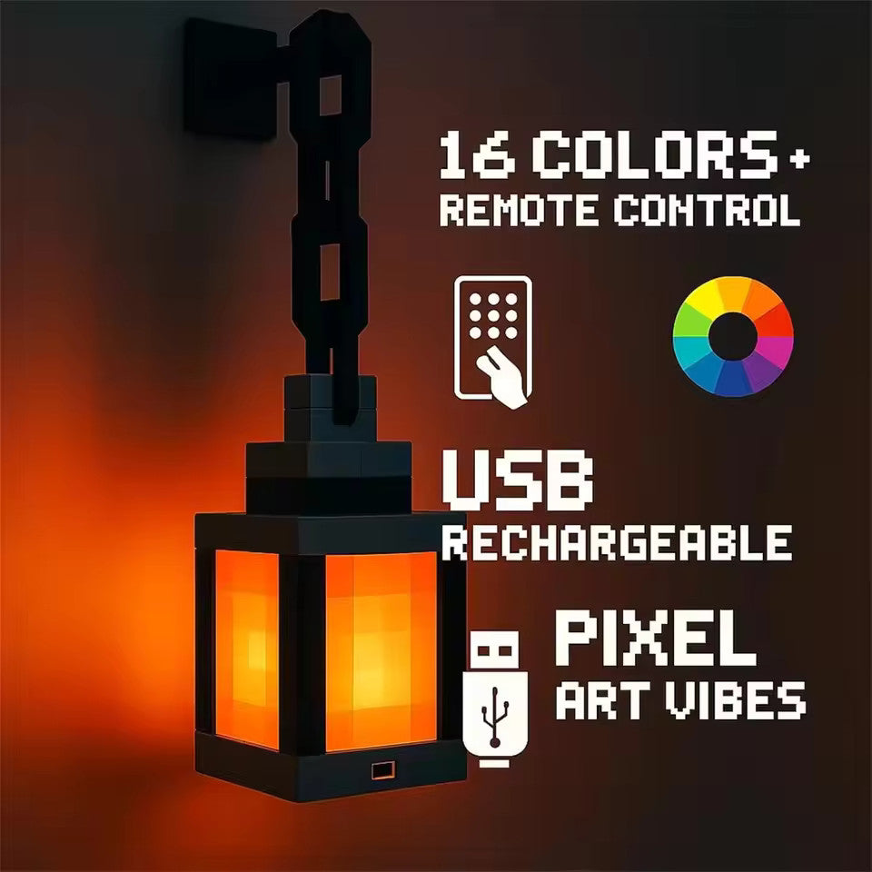 GlowBlock Pixel Lantern – 16 Color LED