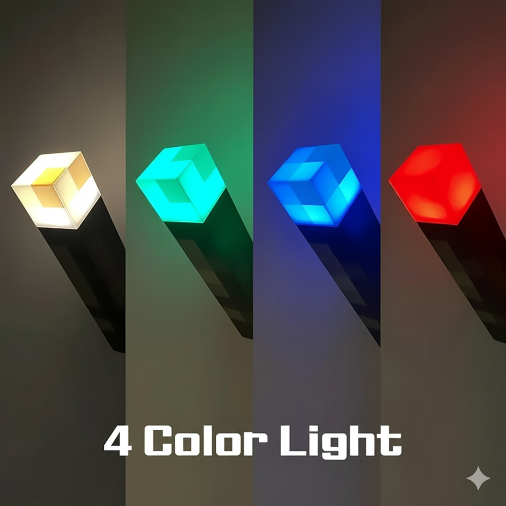 GlowBlock Wall Torch Light