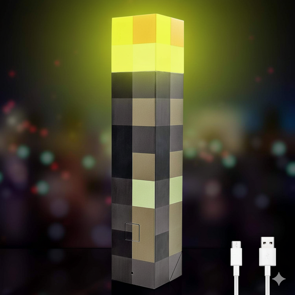 GlowBlock Wall Torch Light