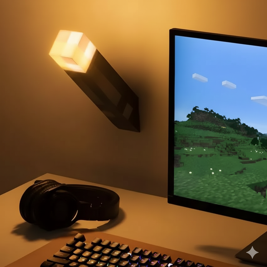 GlowBlock Wall Torch Light